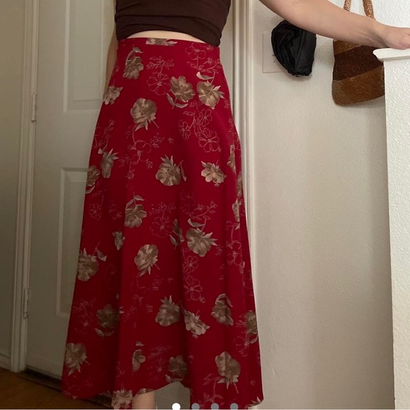 Hillard & Hanson Dresses & Skirts - Vintage whimsical floral maxi skirt